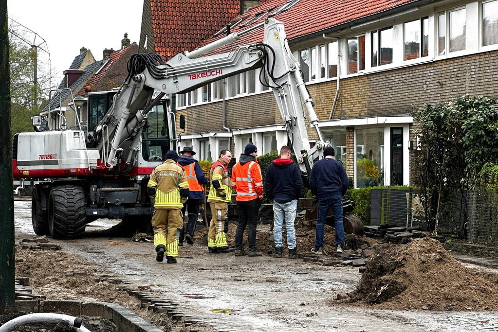 Gaslekkage bij werkzaamheden