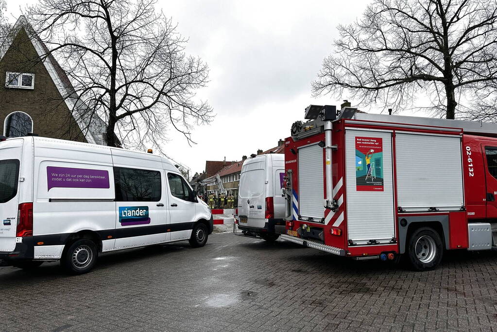 Gaslekkage bij werkzaamheden