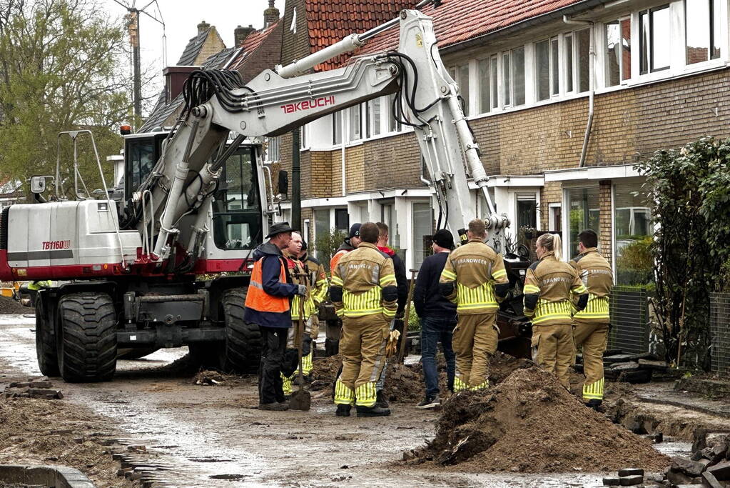 Gaslekkage bij werkzaamheden