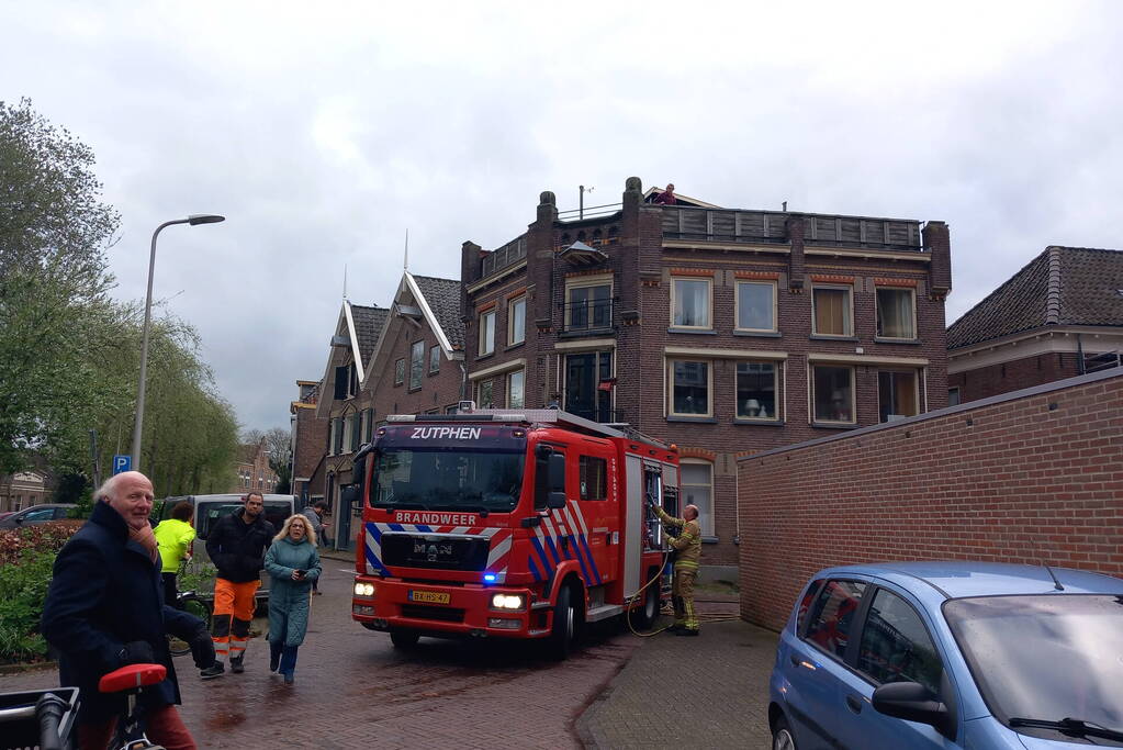 Appartementencomplex ontruimd vanwege brand