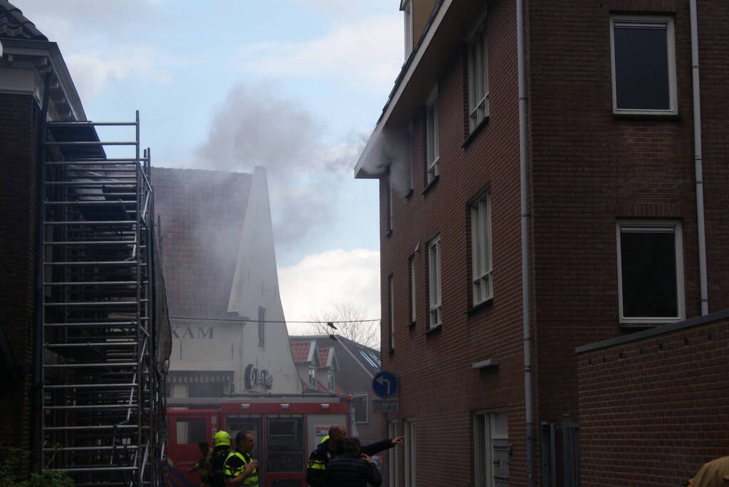 Appartementencomplex ontruimd vanwege brand