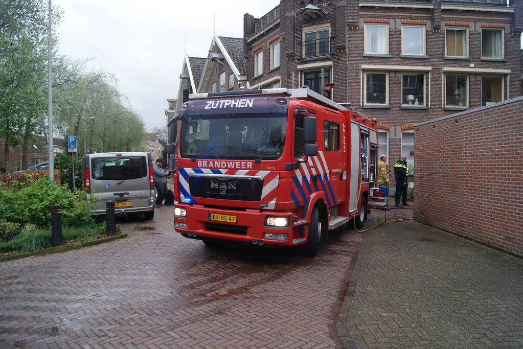 Appartementencomplex ontruimd vanwege brand