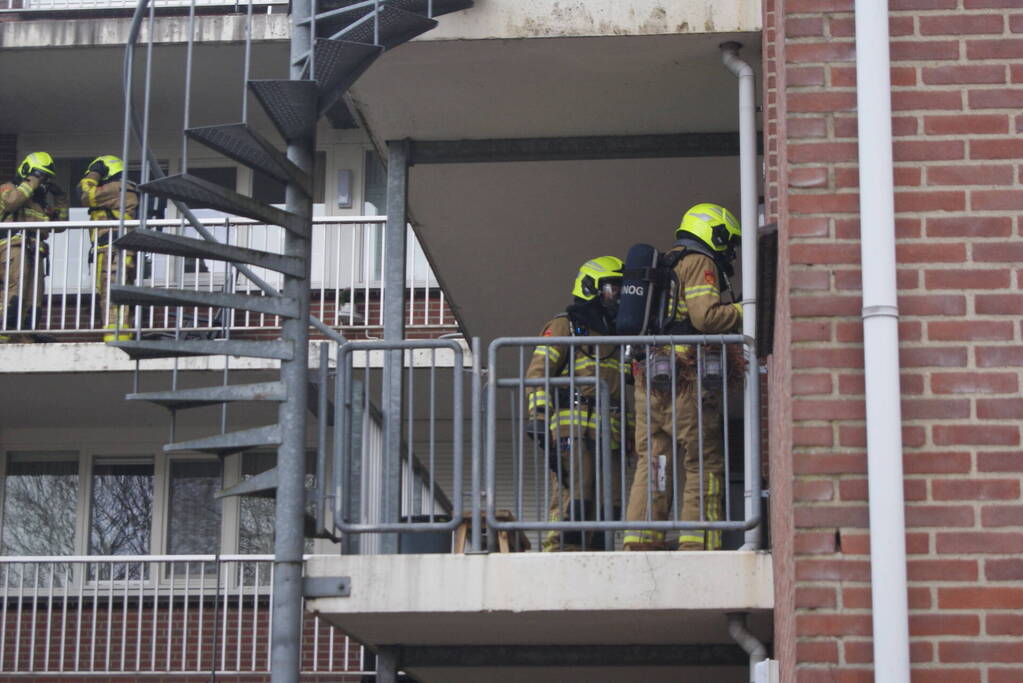 Appartementencomplex ontruimd vanwege brand