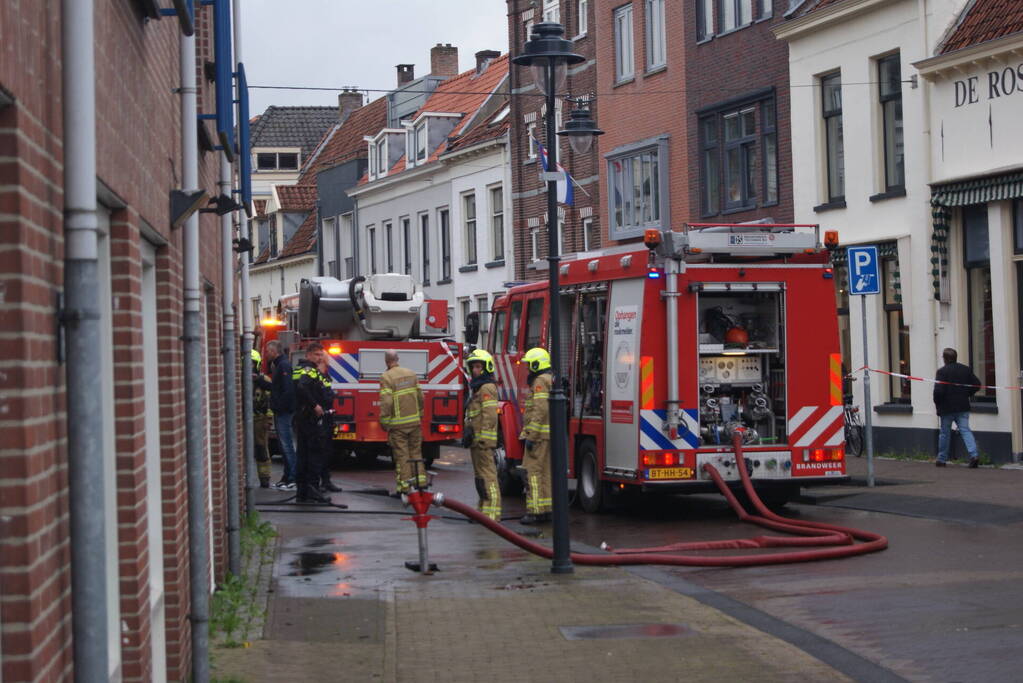 Appartementencomplex ontruimd vanwege brand