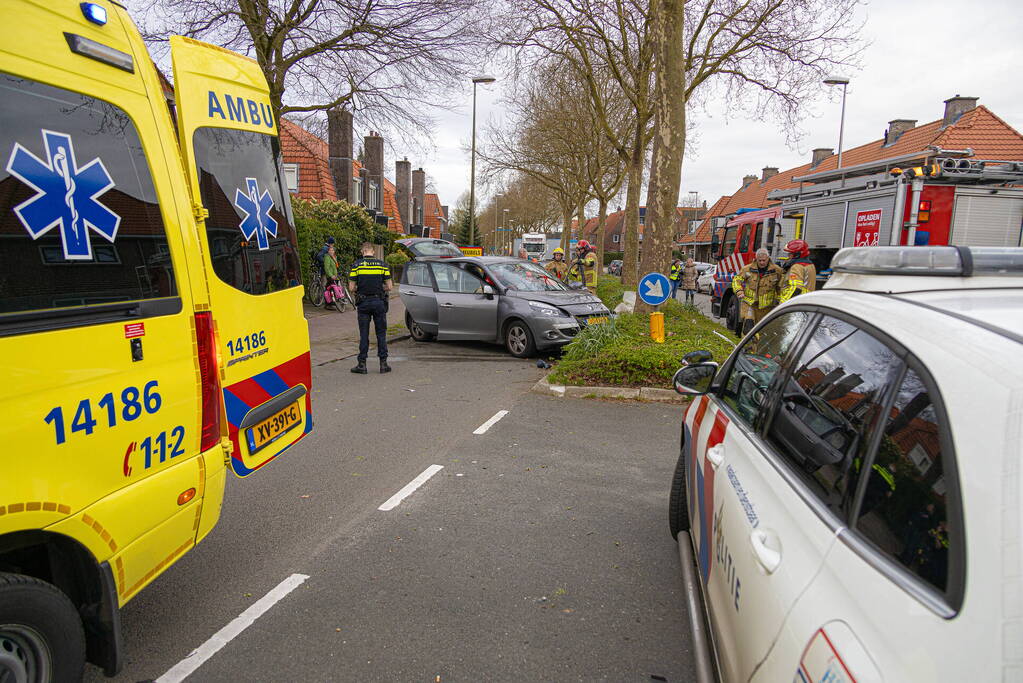 Automobilist botst tegen boom