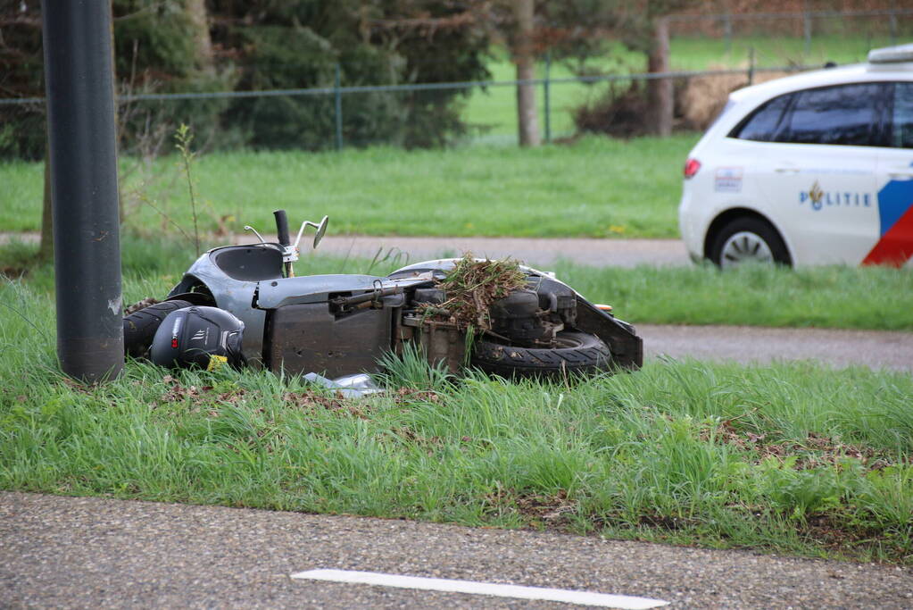 Scooterrijder gewond na val