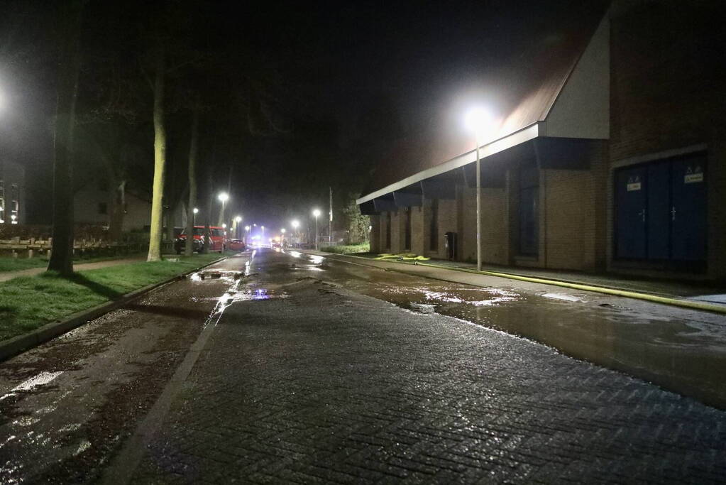 Grote brand in clubhuis van voetbalvereniging