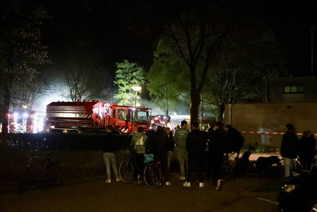 Grote brand in clubhuis van voetbalvereniging