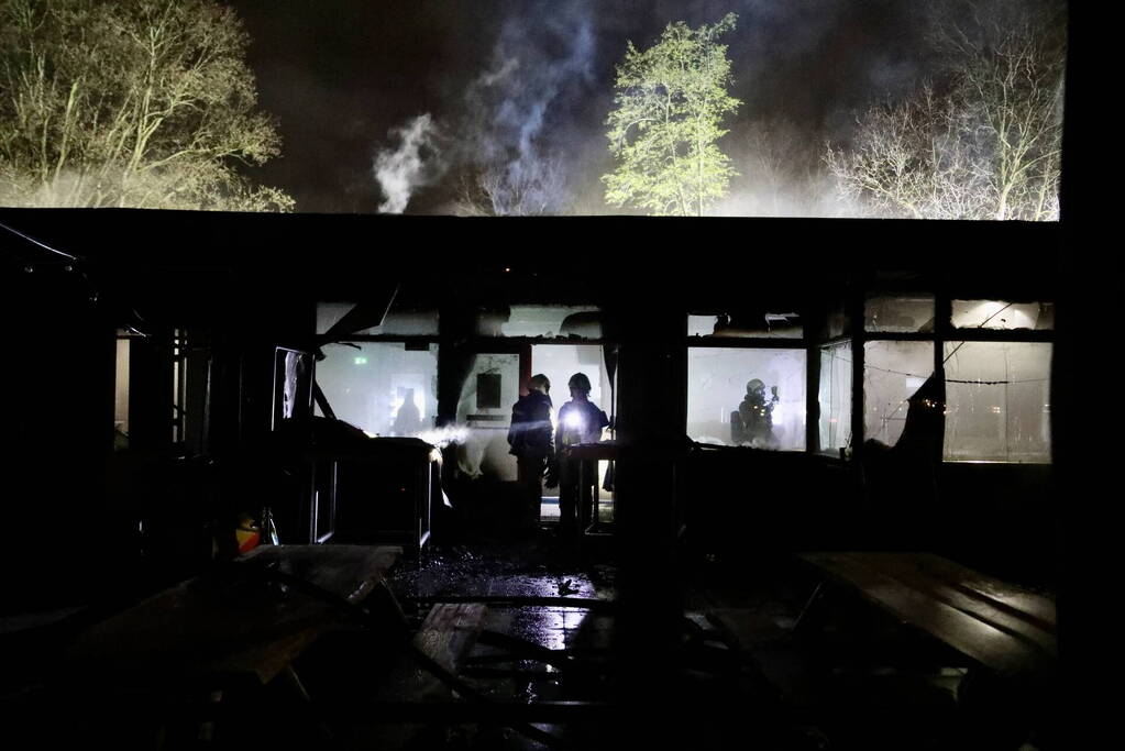 Grote brand in clubhuis van voetbalvereniging