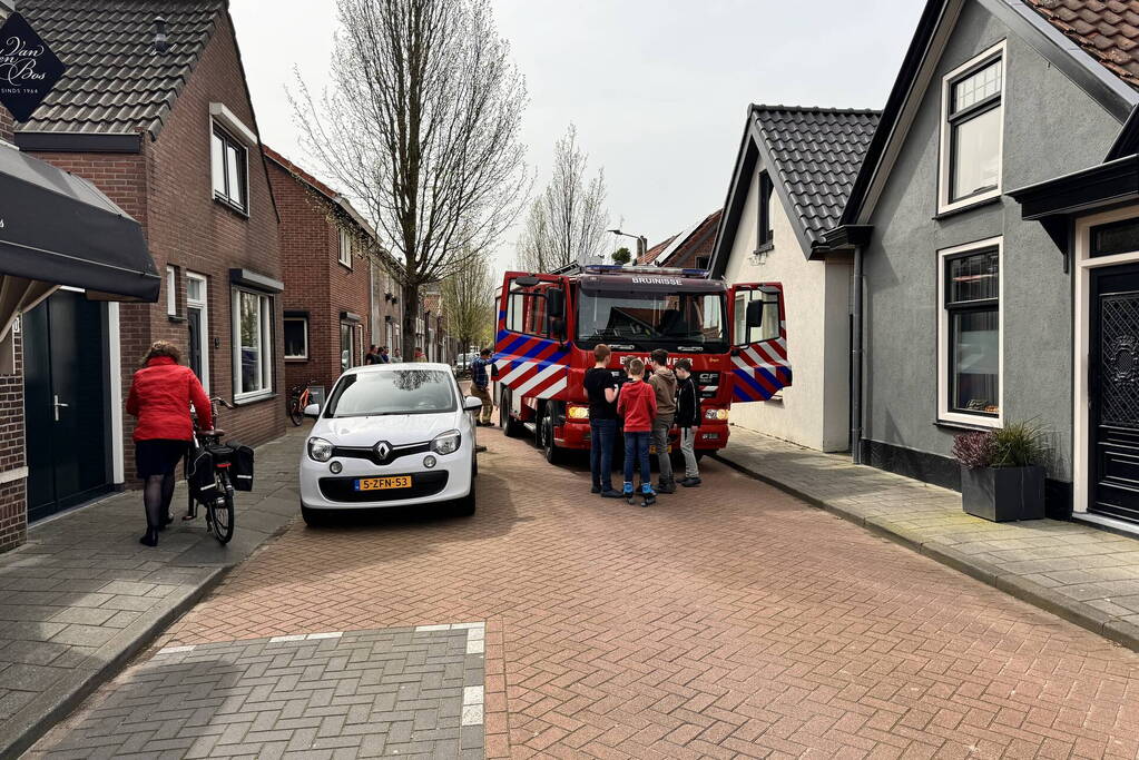 Gaslekkage door werkzaamheden in tuin van woning