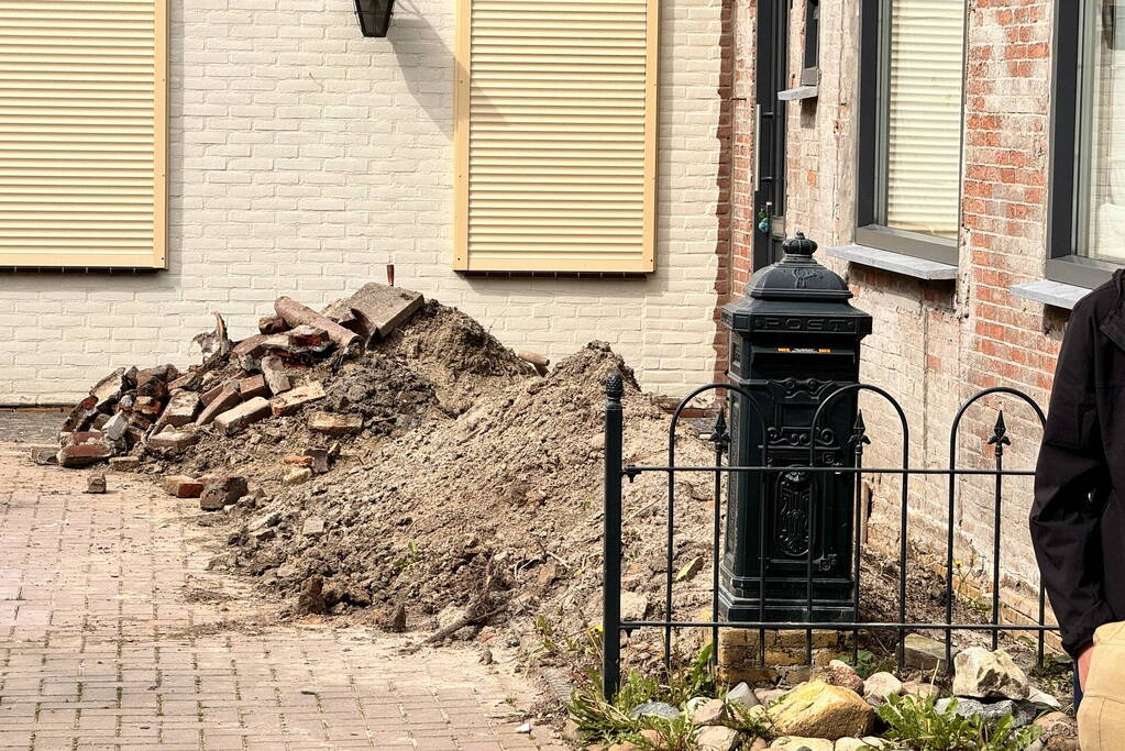 Gaslekkage door werkzaamheden in tuin van woning