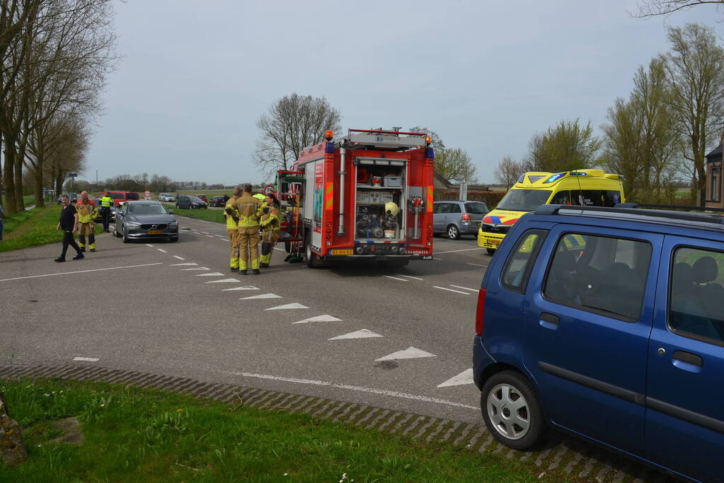 Hulpdiensten ingezet voor ongeval op kruising