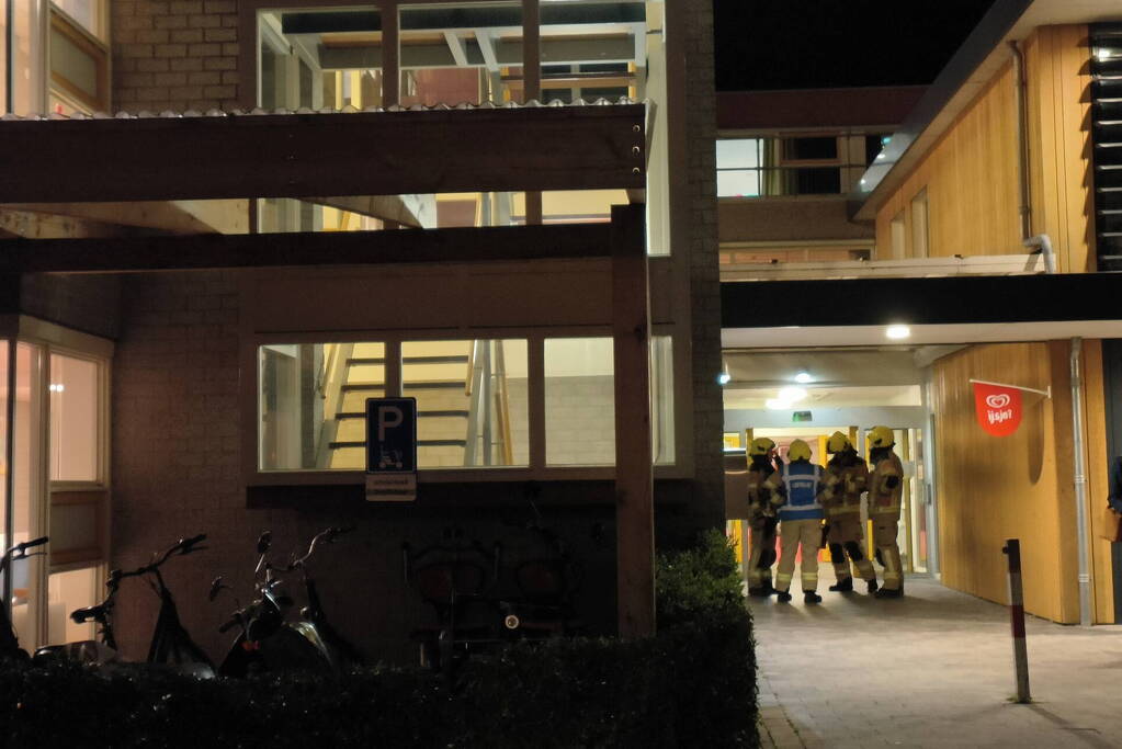 Brandweer ingezet vanwege gaslucht in zorginstelling