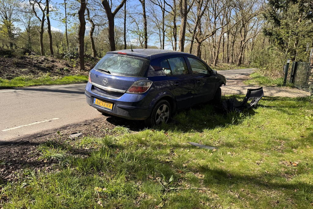 Auto loopt fikse schade op nadat deze op varkensrug rijdt