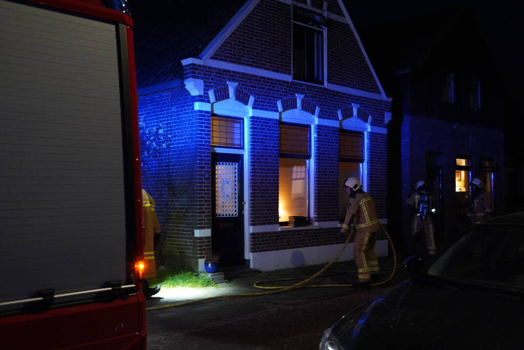 Keukenbrand zorgt voor flinke rookontwikkeling