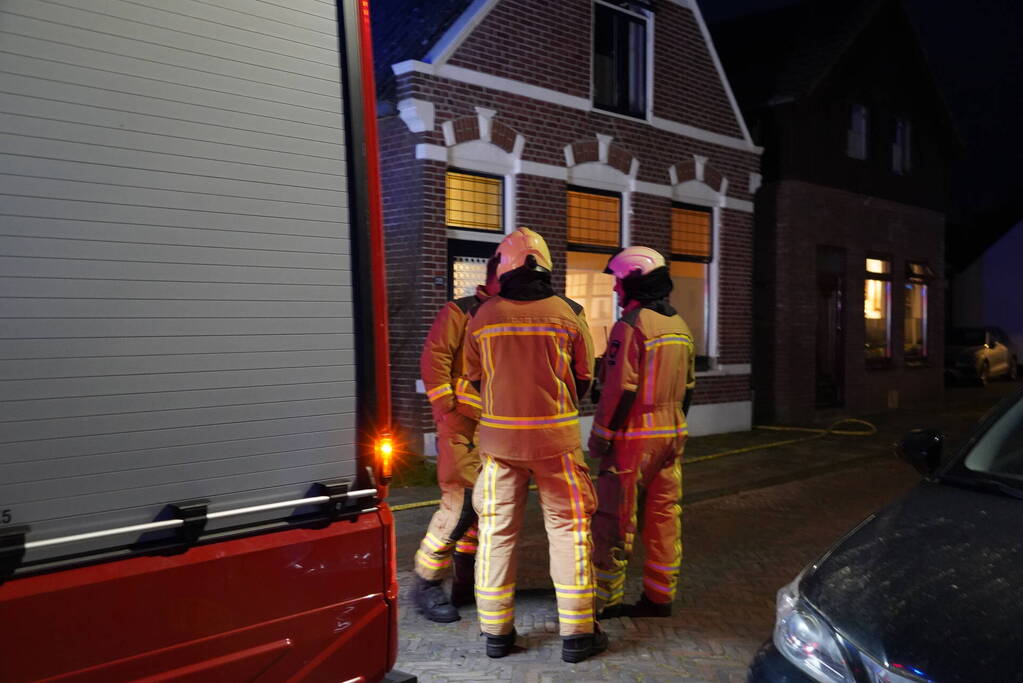 Keukenbrand zorgt voor flinke rookontwikkeling