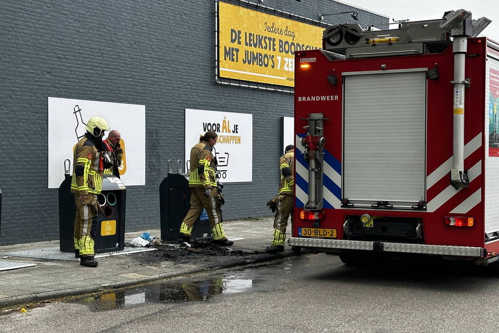 Containerbrand snel geblust