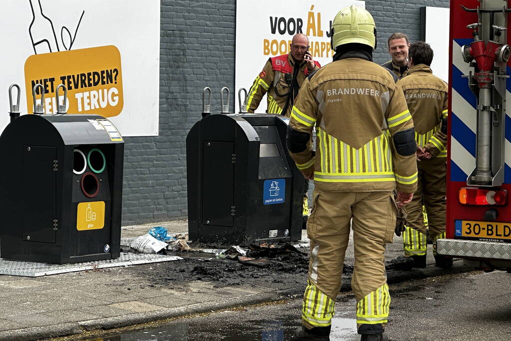 Containerbrand snel geblust