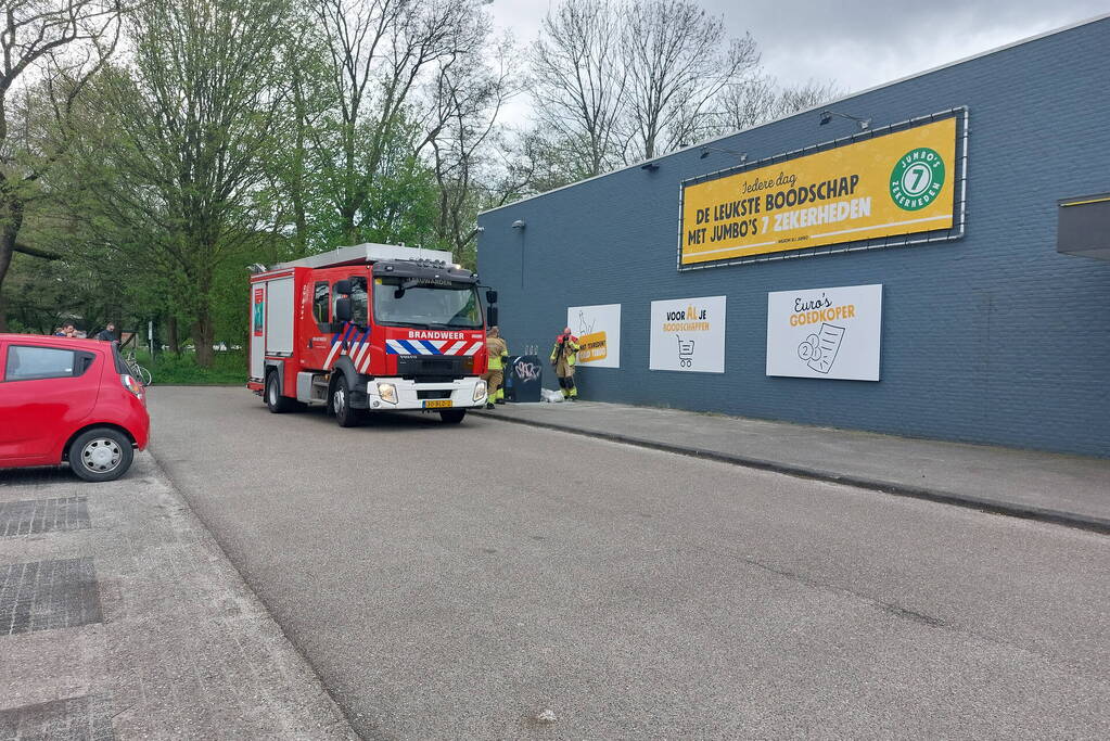 Containerbrand snel geblust