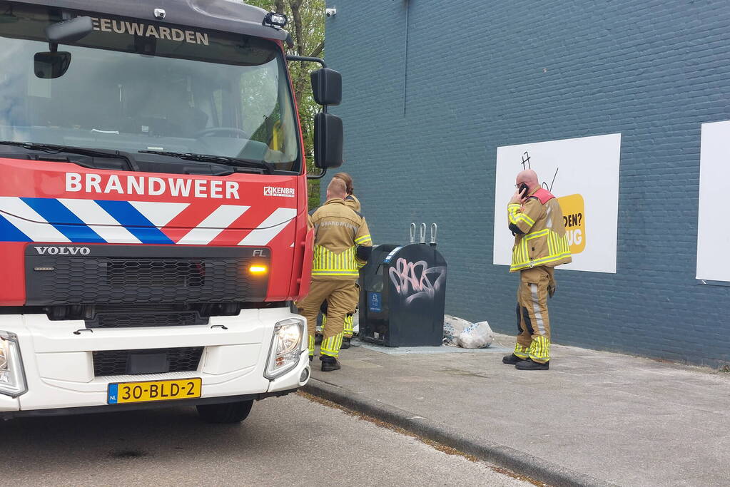 Containerbrand snel geblust