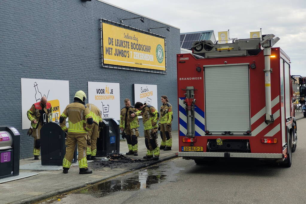 Containerbrand snel geblust