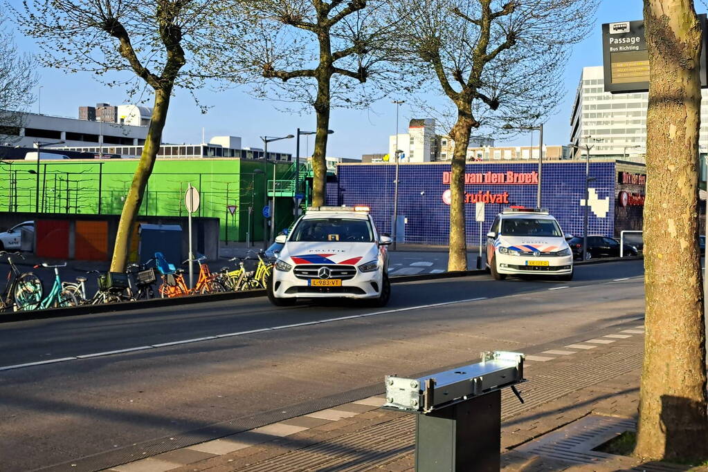 Straat afgezet wegens steekpartij