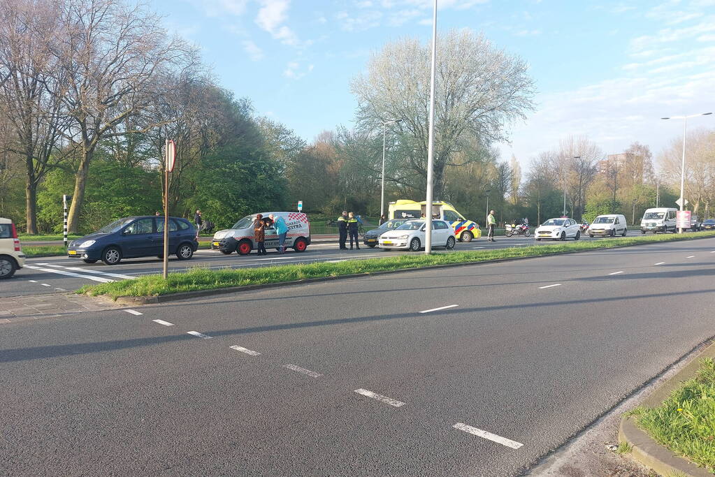 Kettingbotsing bij verkeerslichten