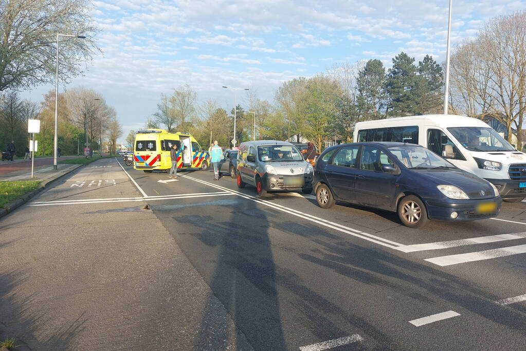 Kettingbotsing bij verkeerslichten