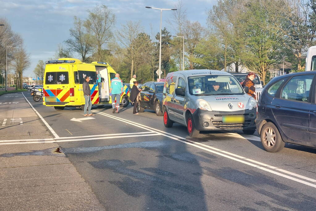 Kettingbotsing bij verkeerslichten