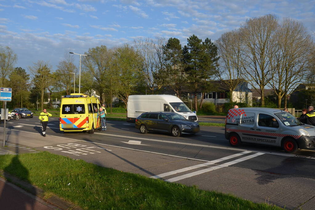 Kettingbotsing bij verkeerslichten