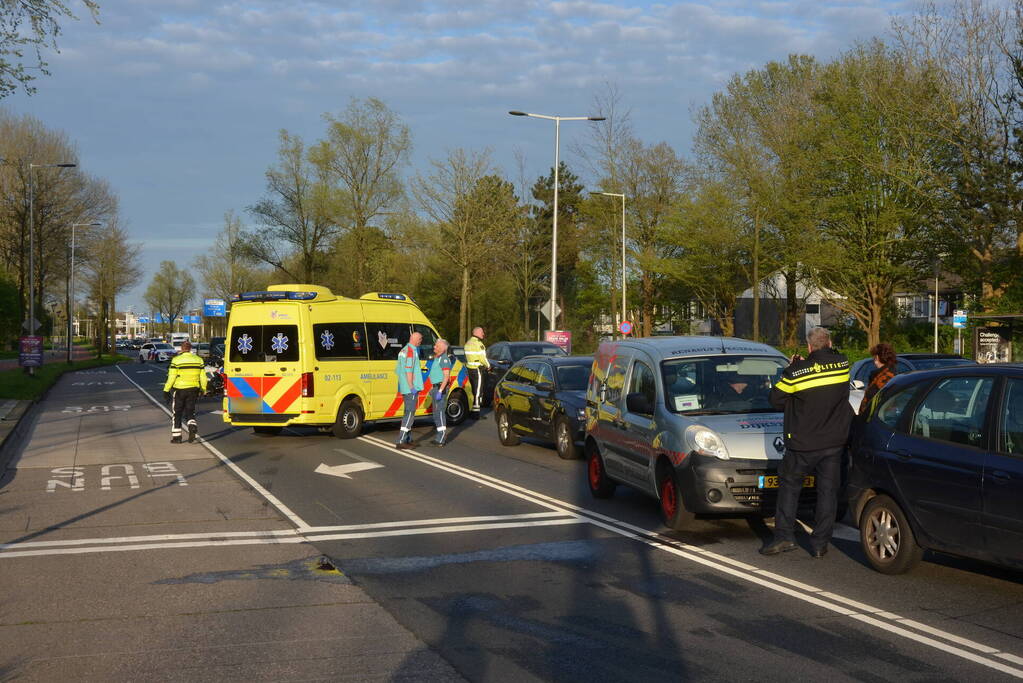 Kettingbotsing bij verkeerslichten