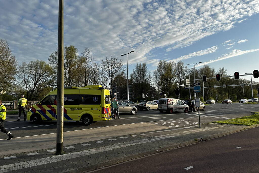 Kettingbotsing bij verkeerslichten