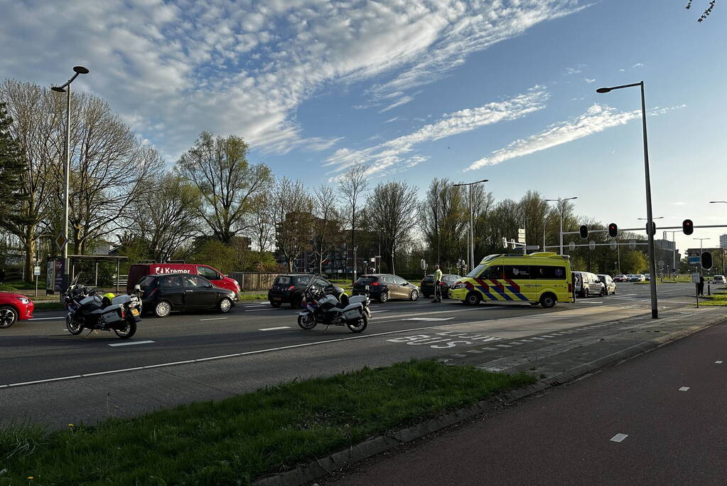 Kettingbotsing bij verkeerslichten