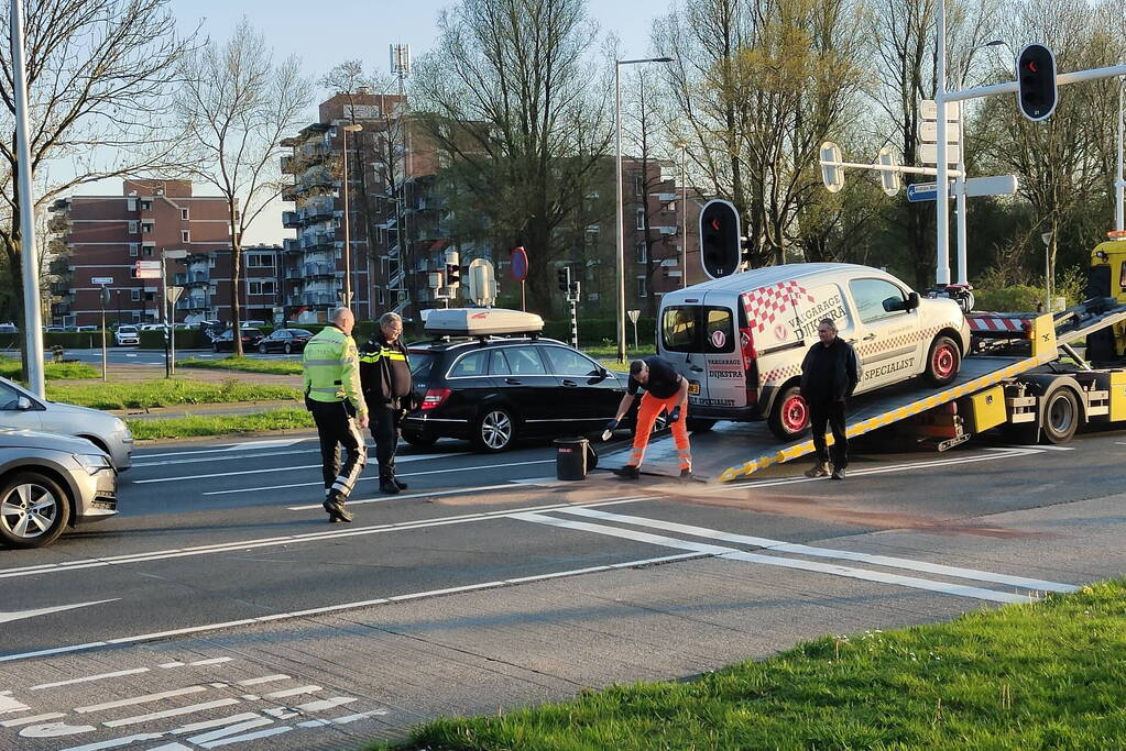 Kettingbotsing bij verkeerslichten