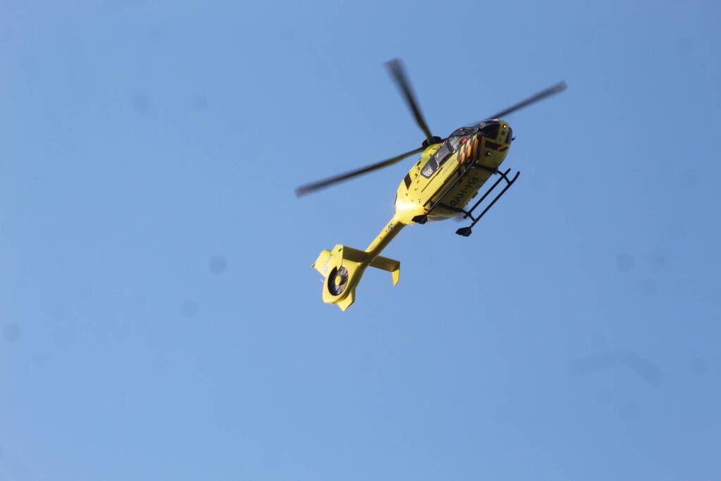 Inzet traumahelikopter trekt veel bekijks