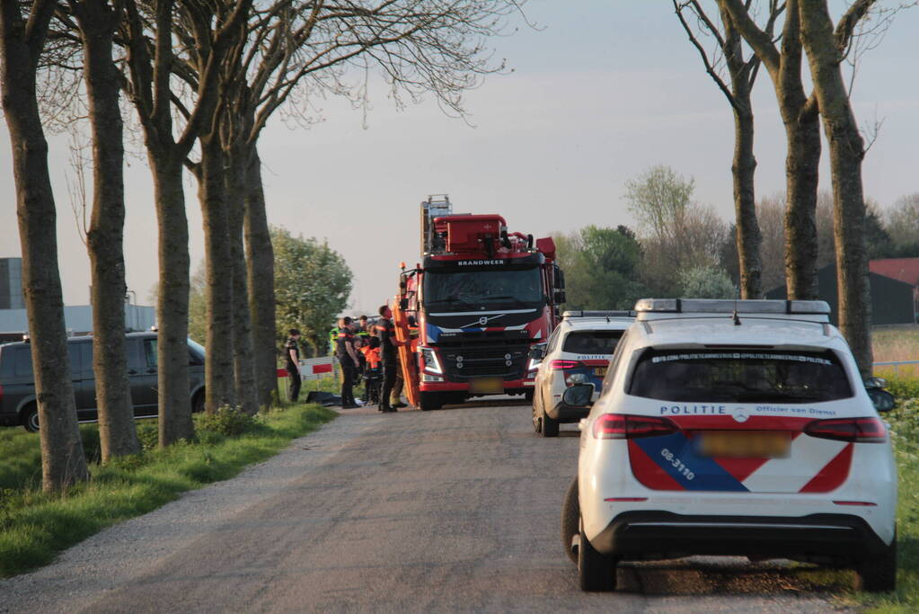 Stoffelijk overschot in water door fietsers aangetroffen