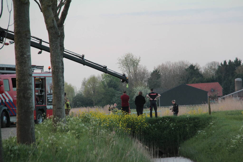 Stoffelijk overschot in water door fietsers aangetroffen