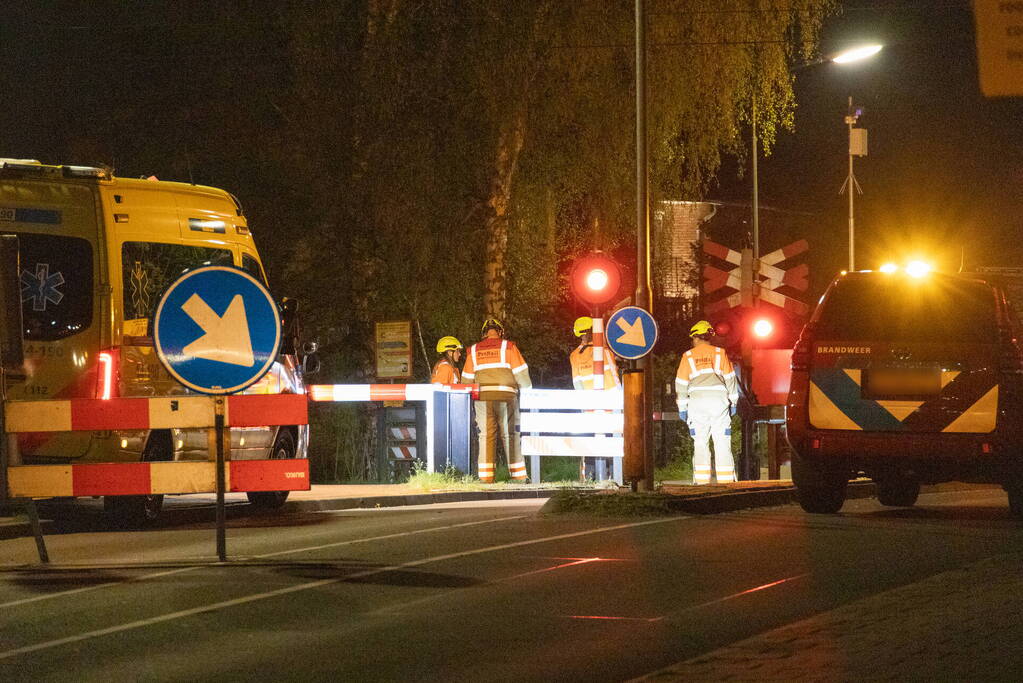 Treinverkeer gestremd na ongeval op overweg