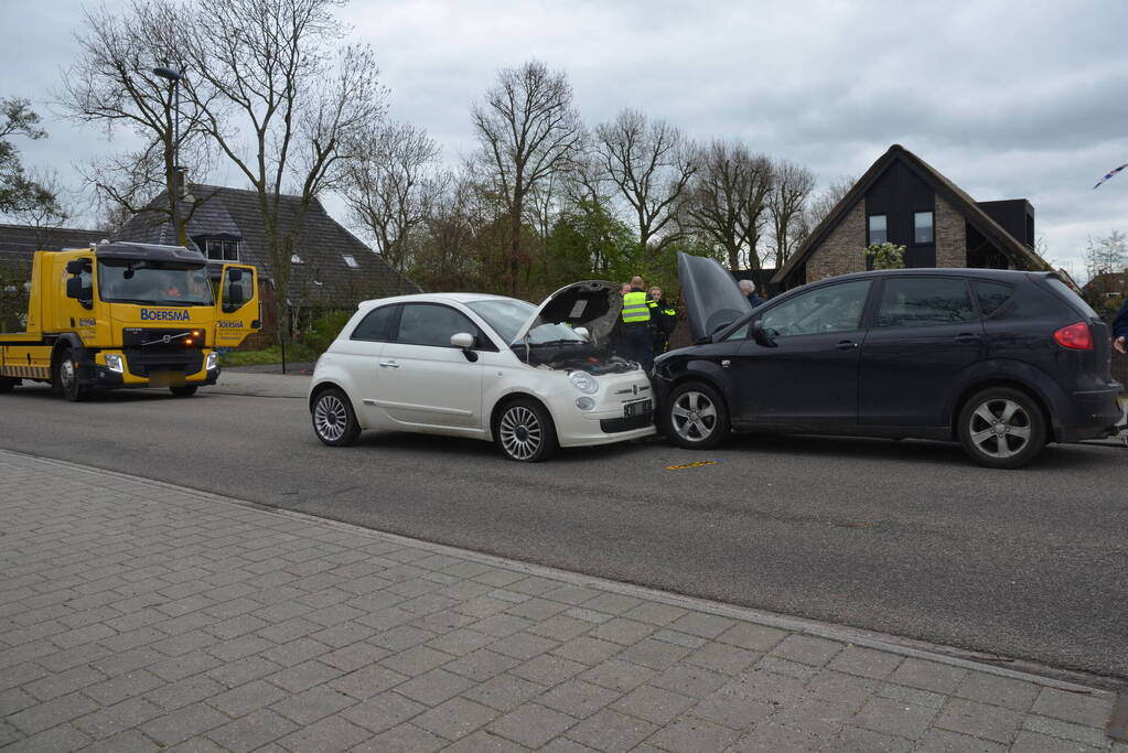 Gewonde bij frontale botsing