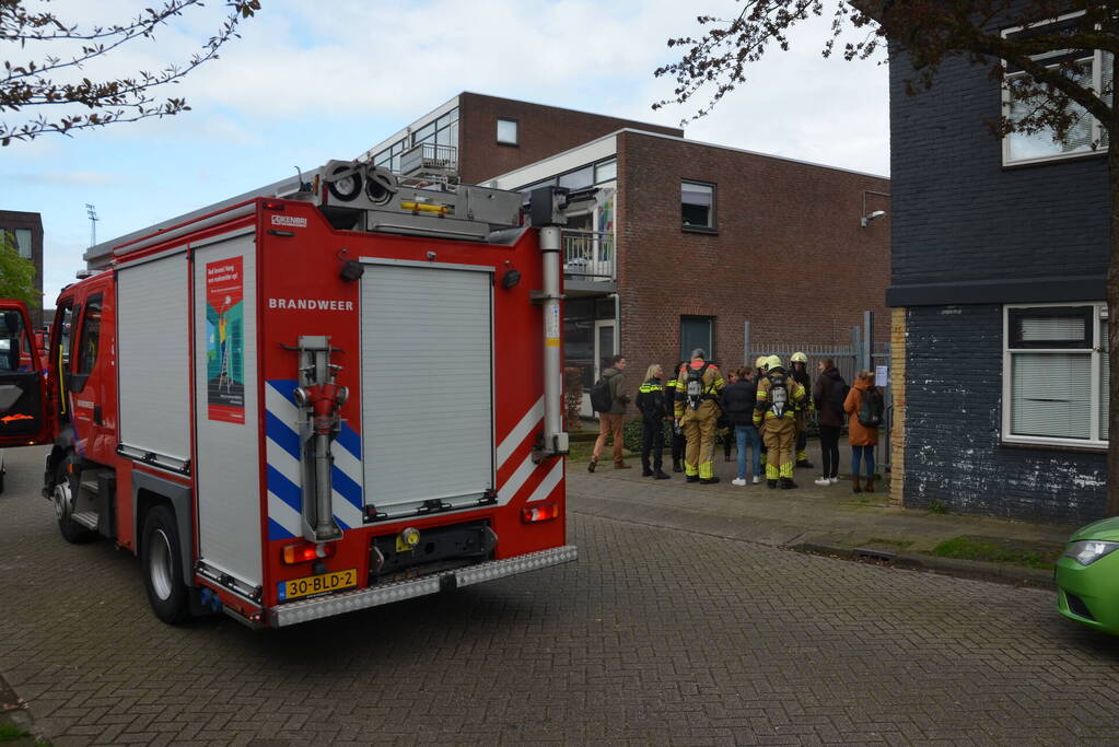 Brandweer controleert woning op brand