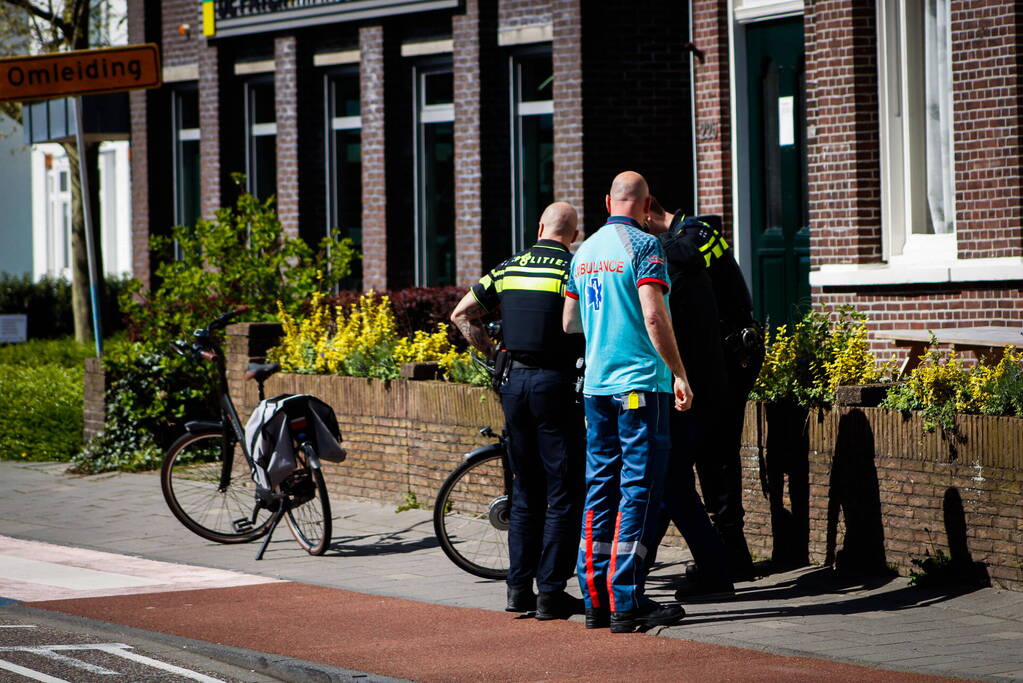 Fietser gewond na harde val