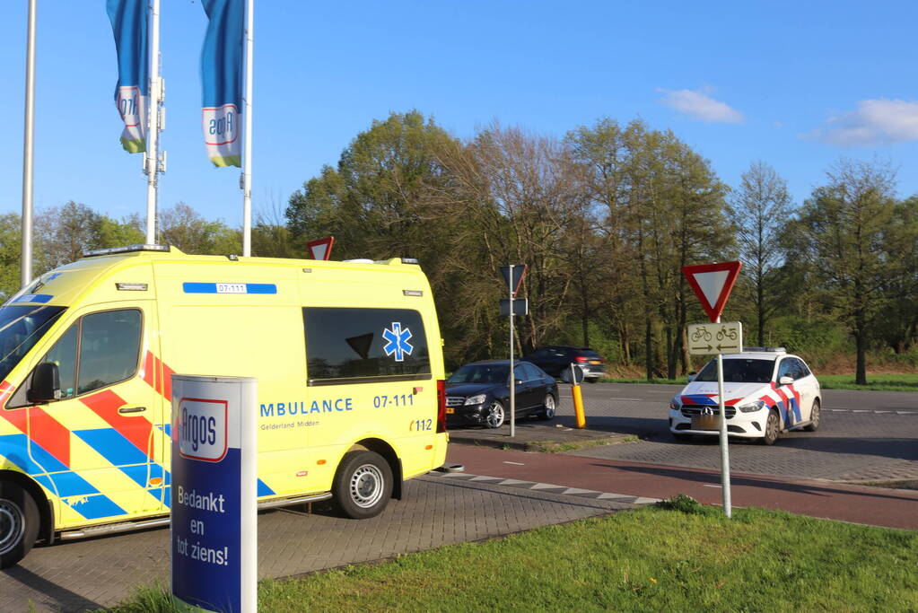 Fietster aangereden op fietspad