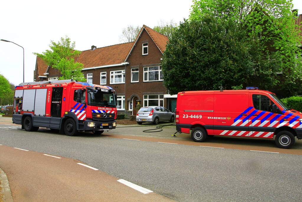 Brand in woning snel onder controle