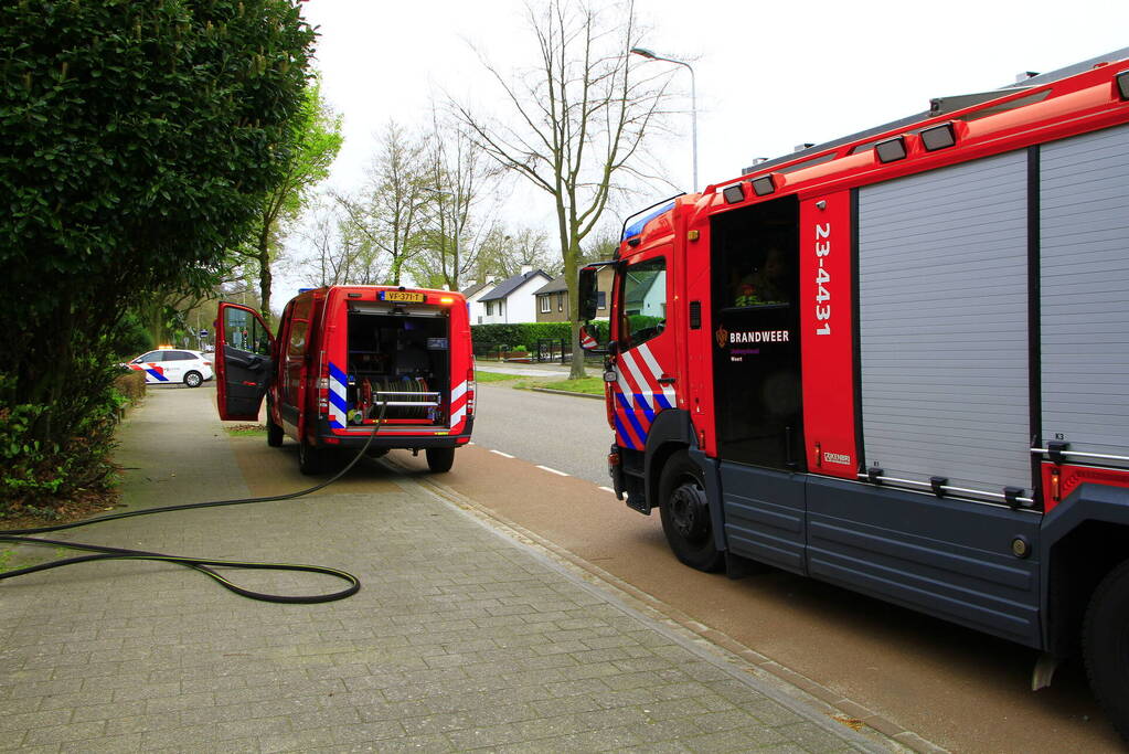 Brand in woning snel onder controle