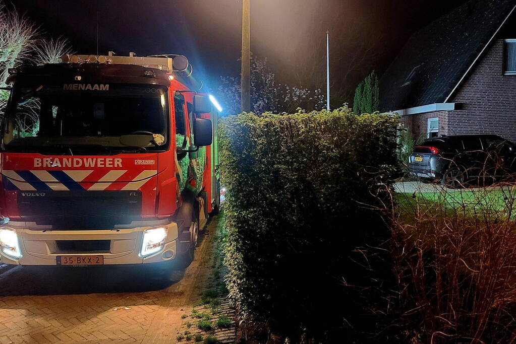 Brand in bestelbus snel onder controle