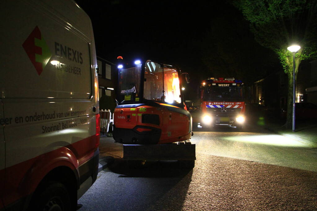 Brandweer vind na enkele uren oorzaak van gaslucht