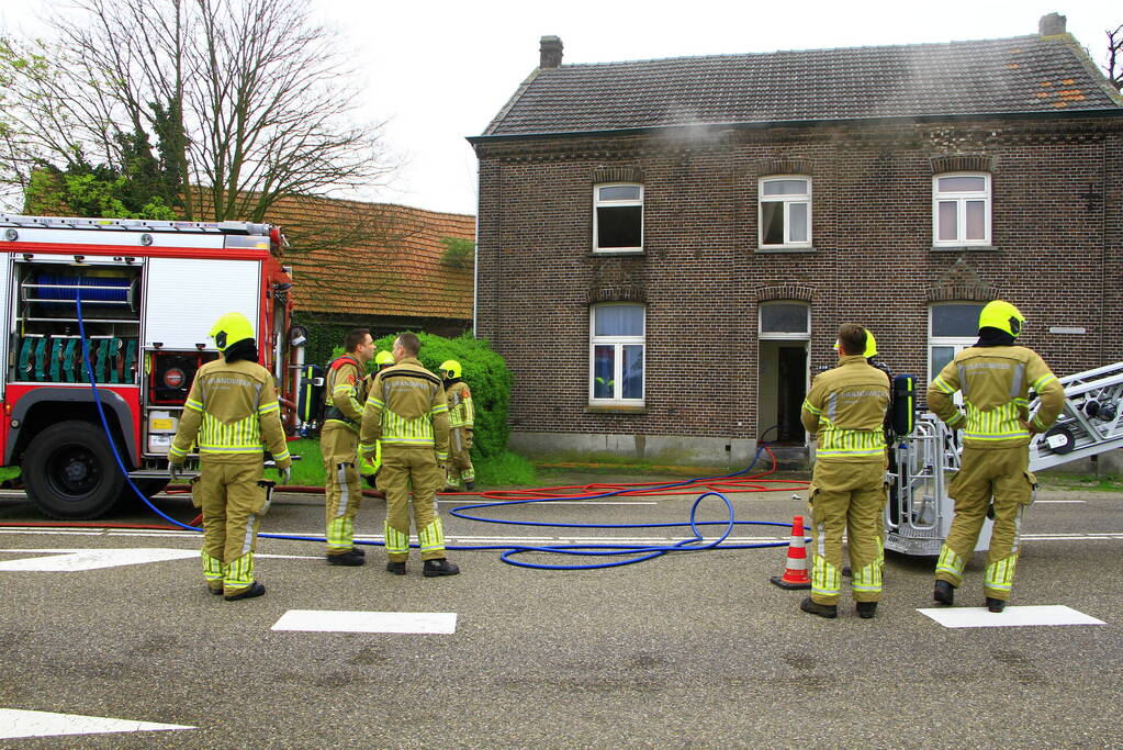 Rookontwikkeling bij brand in vrijstaande woning