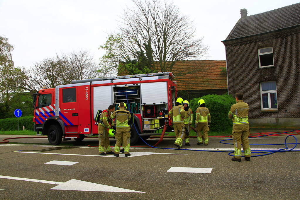 Rookontwikkeling bij brand in vrijstaande woning