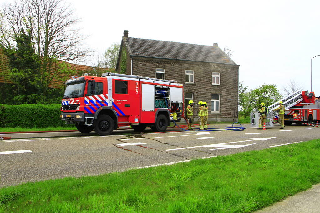 Rookontwikkeling bij brand in vrijstaande woning