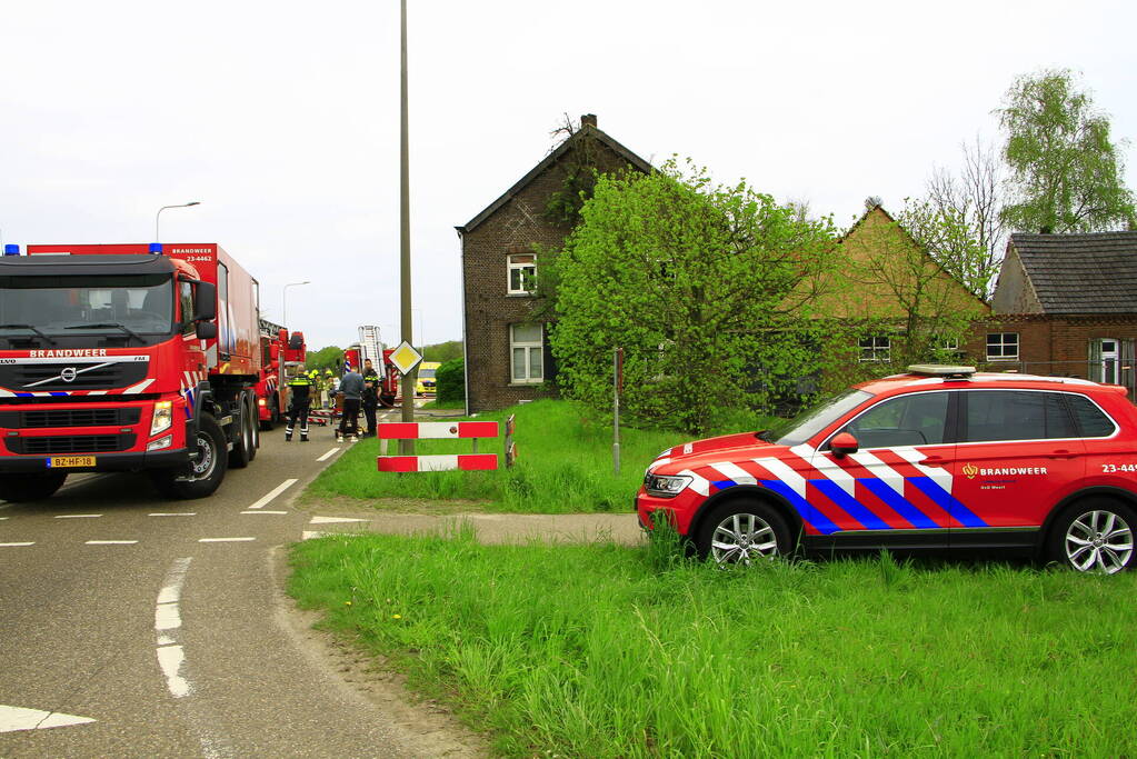 Rookontwikkeling bij brand in vrijstaande woning